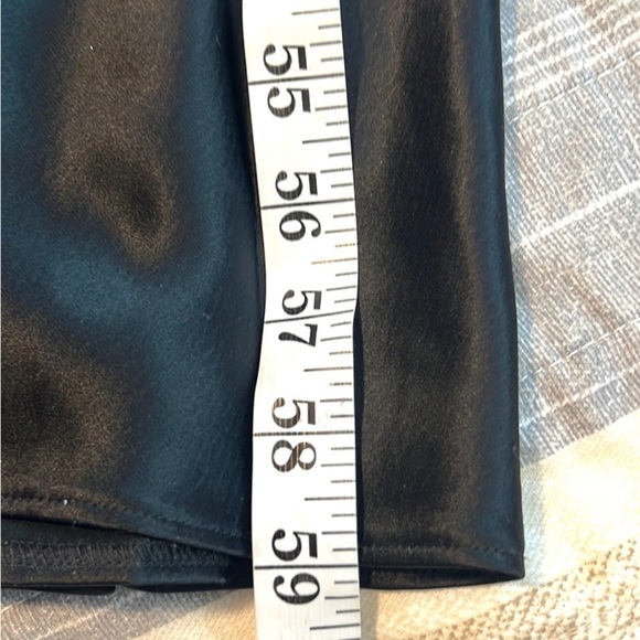 VTG Lillie Rubin,Chiffon Upper,Silky Black Satin Dress,Gorgeous Sheer Sleeves,8M - Picture 15 of 15